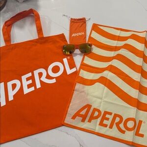 Aperol Spritz Scarf, Bag & Sunglasses Set